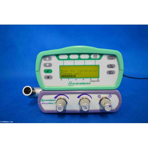 CARADYNE CRITERION 60 WHISPERFLOW 2 OXYGEN MONITOR RESPIRATORY GENERATOR