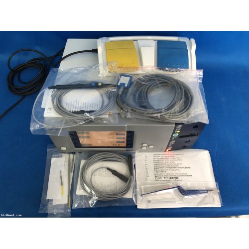 ERBE VIO 300D electrosurgical unit with footswitch and accessories