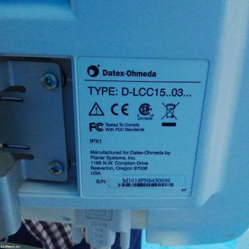 DATEX-OHMEDA S5 Cardiac monitor with module rack and arm